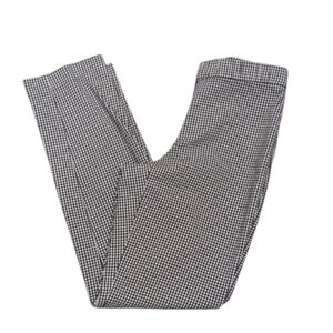 J.Jill Women's Pull-On Ankle Pants Black and White Checkered Size 6